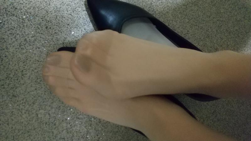 お仕事でみっちり１日着用パンスト♡