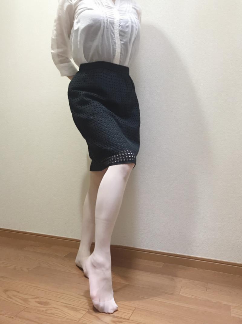 レアな白ストッキング２日履き　豪華オプション付！