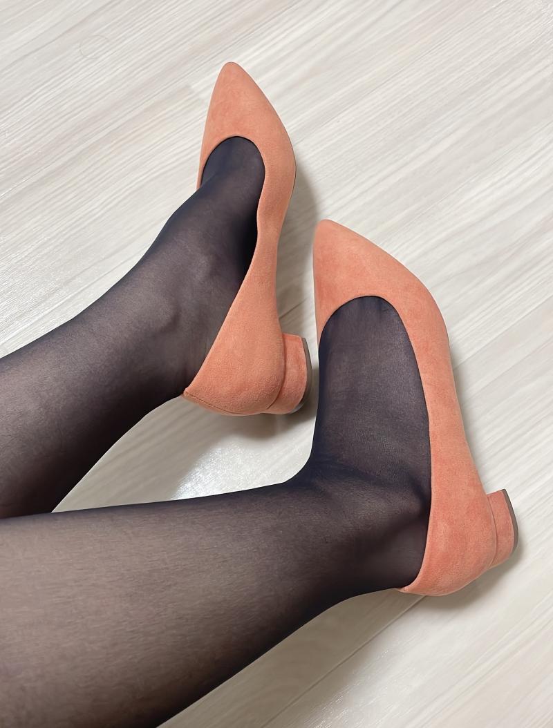 オレンジのパンプス♡