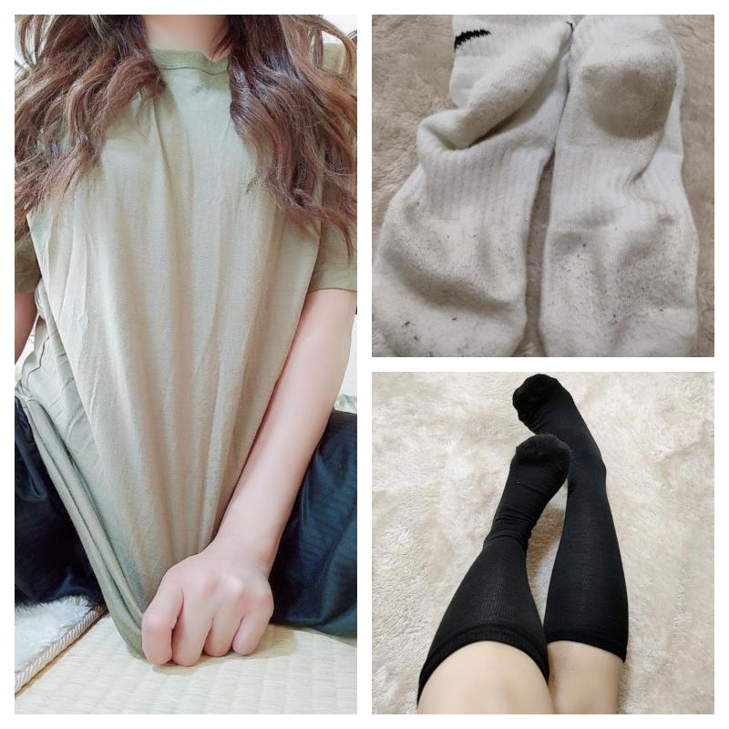 4日連続着用ハイソックス&NIKEソックス&Tシャツセット♡