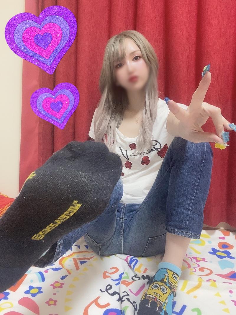 2日着用♡派手派手キャラくるぶし靴下