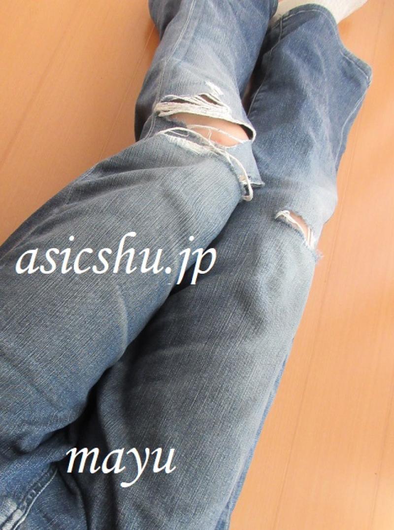 長期未洗濯で汗がたっぷりしみこんだデニム