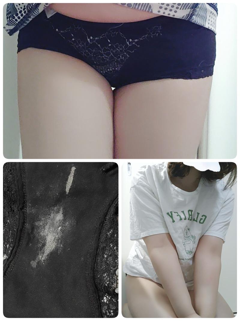 セットSALE★体臭わきが臭濃厚Tシャツ＆おりもの汚れ目立つパンティ