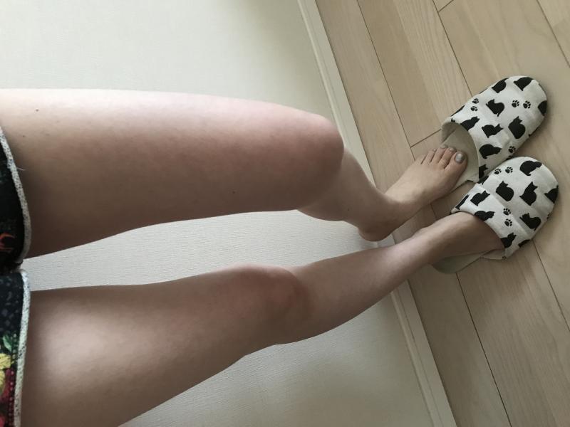 足型クッキリ♡フェチさん満足スリッパ♡美脚美人会社員♡