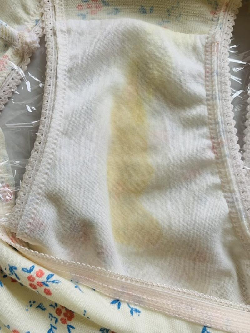 2日着用❤️りなのスソガ臭たっぷりおりものおパンツ❤️