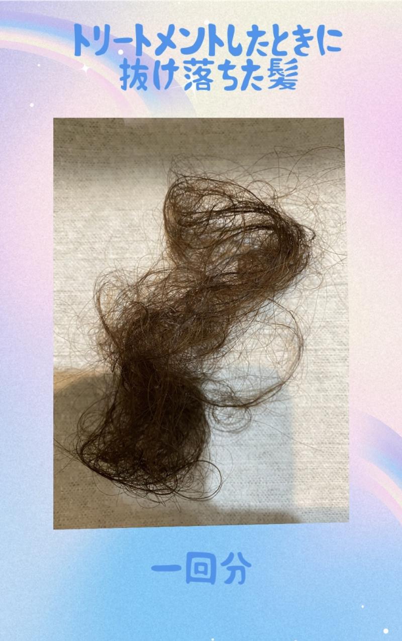 トリートメントしたときに大量に抜け落ちた髪 フランス人のハーフ