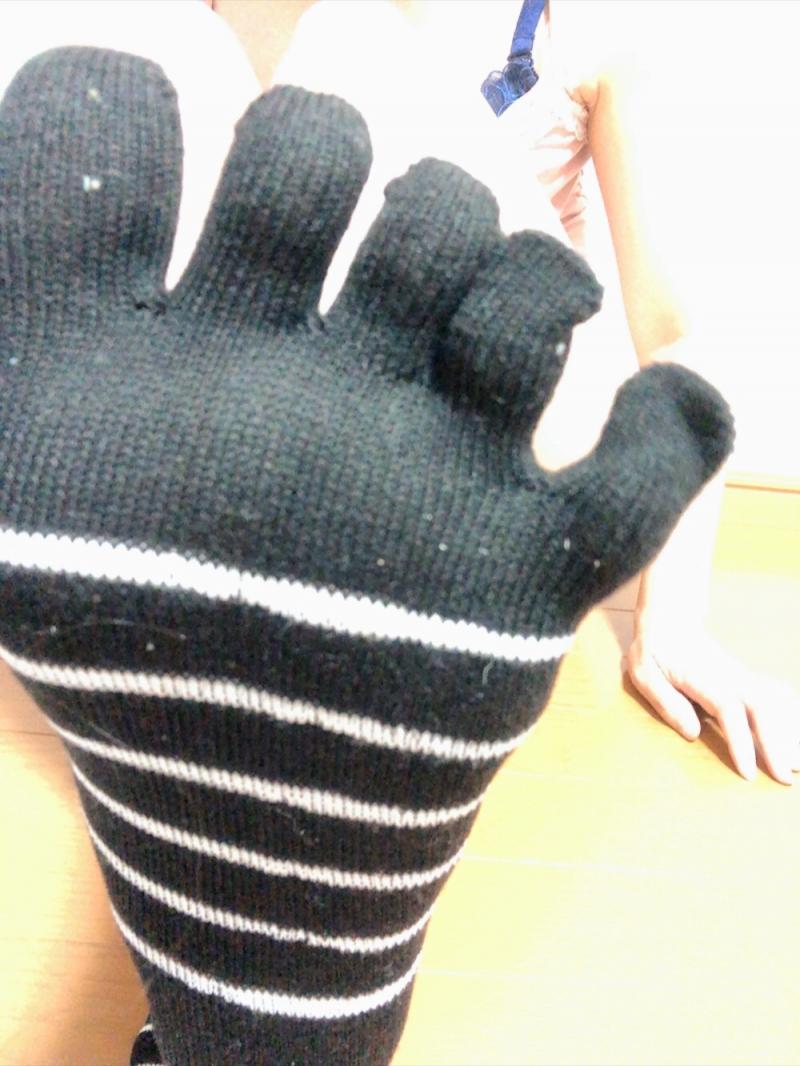 くさーい5本指ソックス3日履き♡