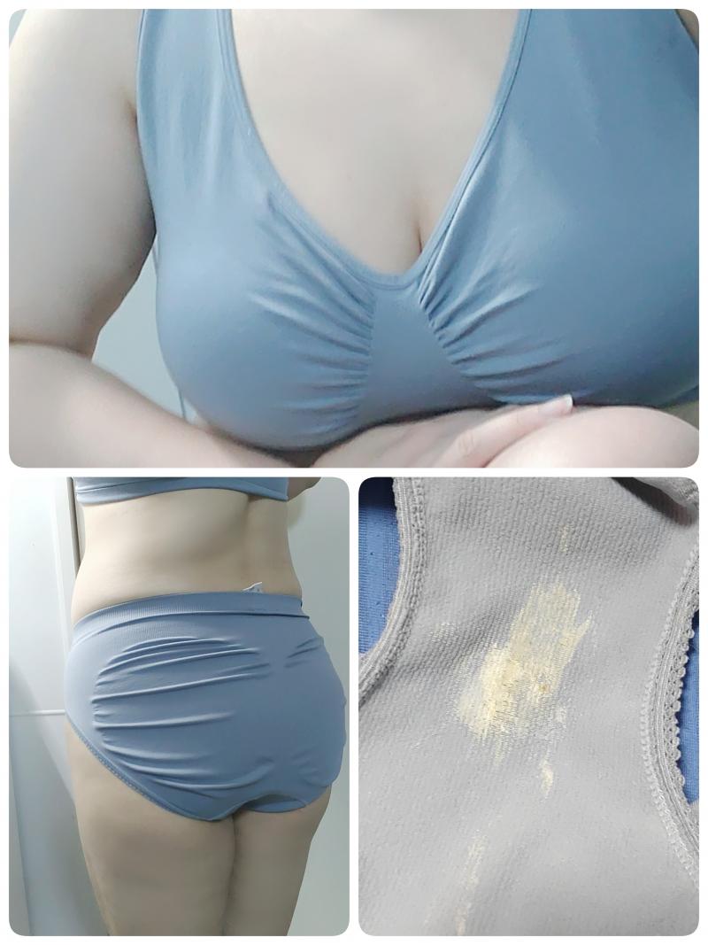 わきが臭すそが臭染み込んだブラ&パンティのセット