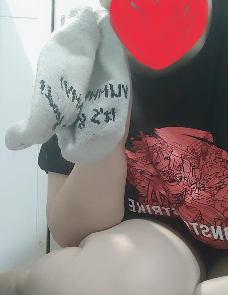 SALE☆変色した濃厚くさくさ足くつした