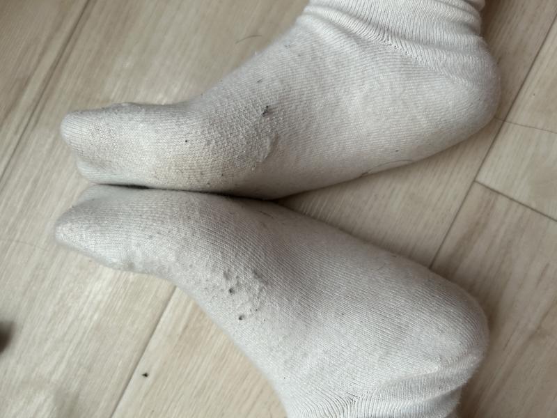 ２日履き白ソックス