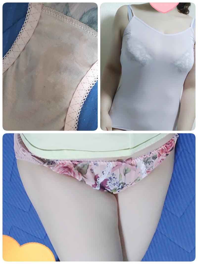 セットSALE☆汗だく濃厚わきが臭キャミ&すそが臭パンティ