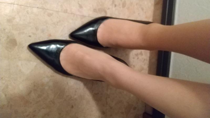 お仕事用♡黒パンプス(* >ω<)
