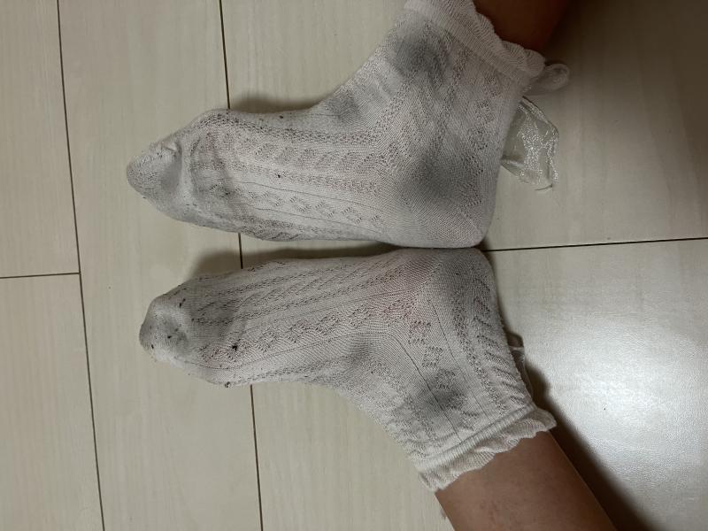 【5日間着用】バイト靴下♡