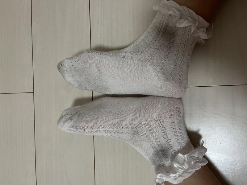 【5日間着用】バイト靴下♡