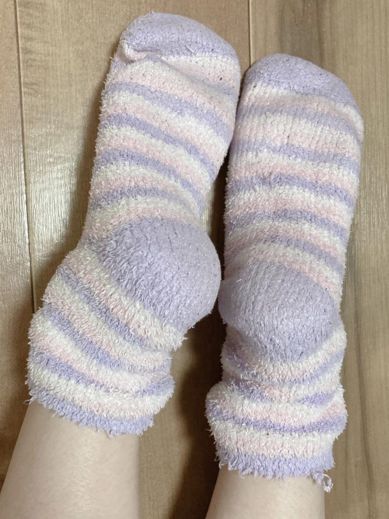 年代物もこもこルームソックス♡