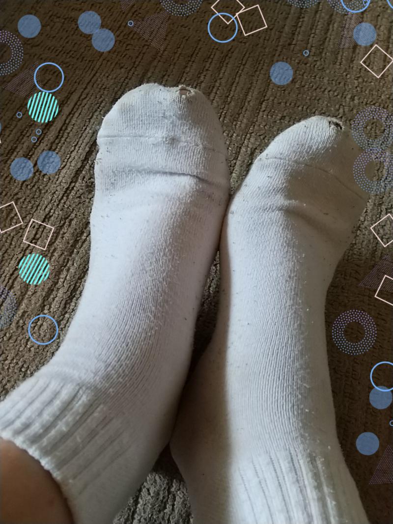 2日半着用★MIZUNOの白ソックス