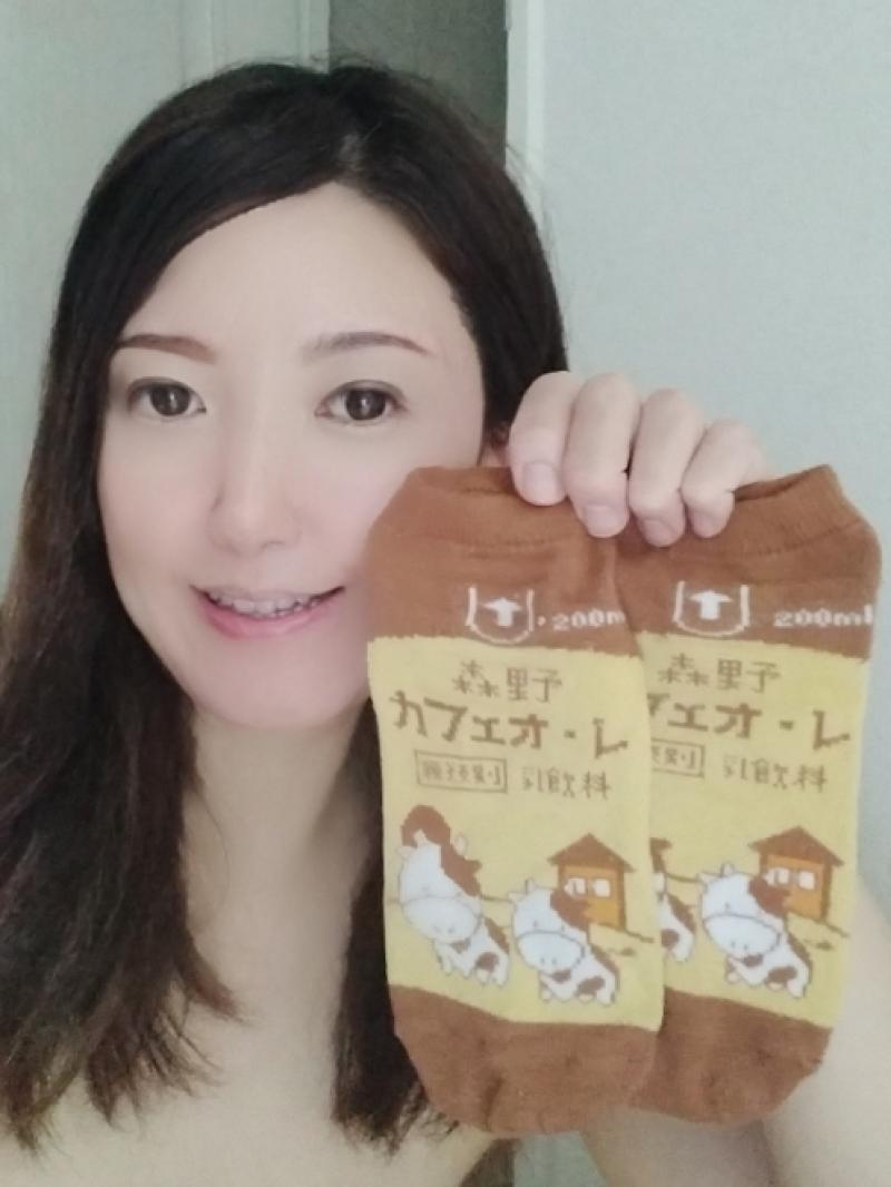 5日着用で激臭♥可愛い牛さん靴下♥唾液臭いマスク付き
