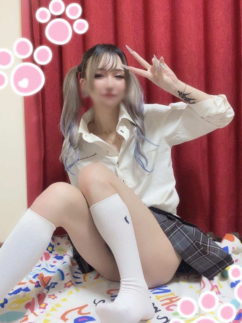 2日着用♡シンプル白のハイソックス