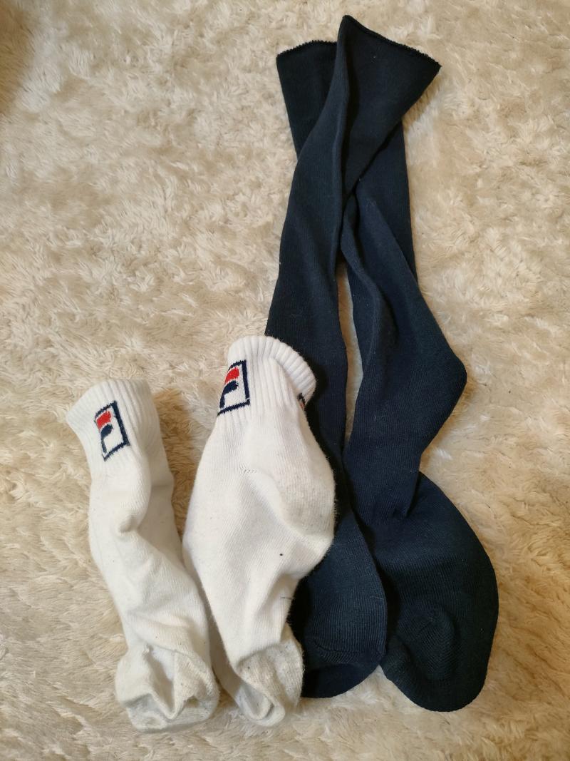 ５日連続着用FILAソックス＆５日連続着用ハイソックス２枚セット♡