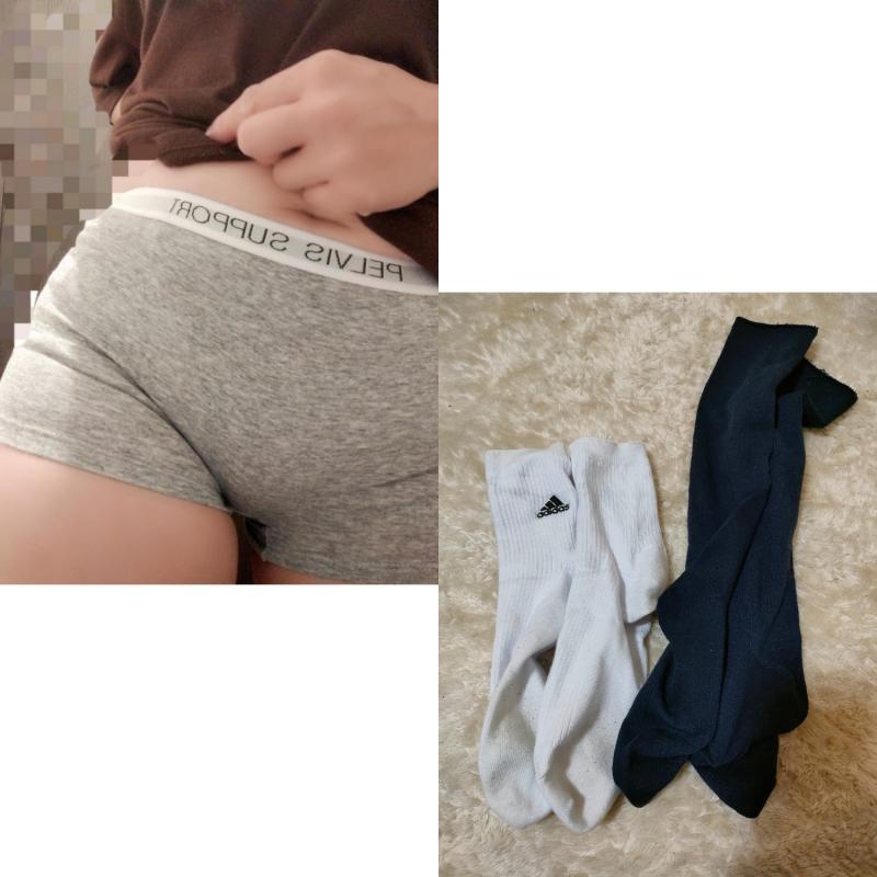 1週間連続着用スパッツ＆ソックス２枚セット♡