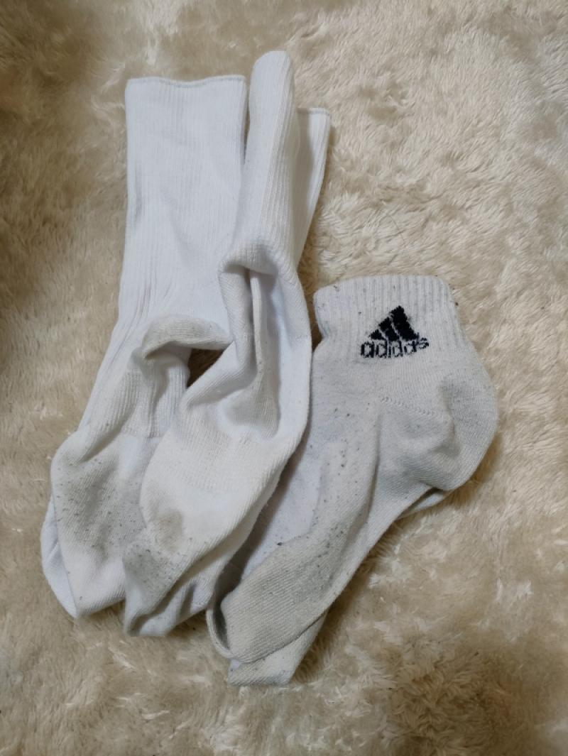 ５日連続着用ハイソックス＆５日連続着用adidasソックスセット♡