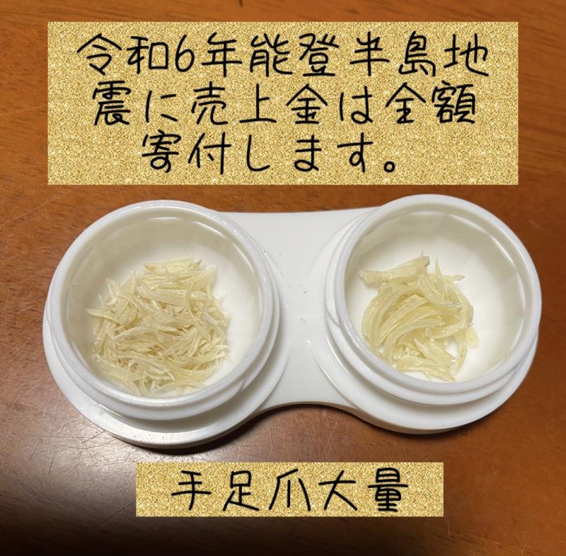 売上金は寄付します！手足爪　たくさん集めたよ！足の爪はアカがついてます。フランス人のハーフ