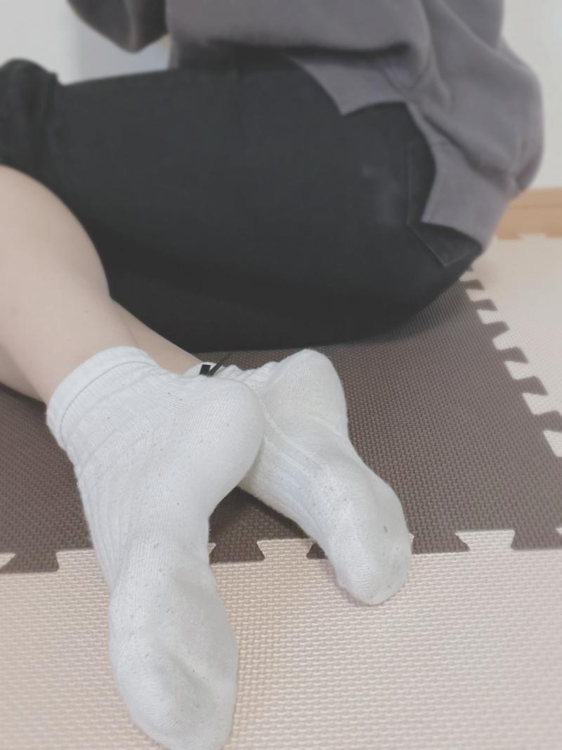 6年もの！今履いてる3日着用♡リボン付き白ソックス♡