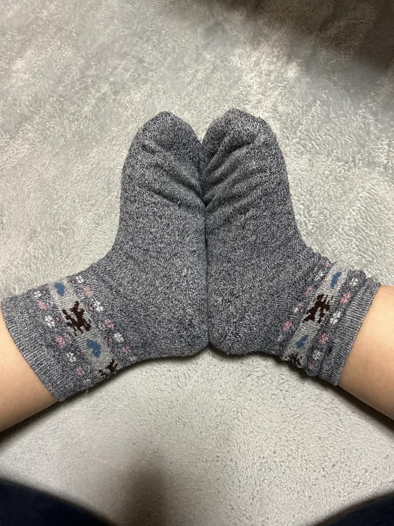 毛玉ヨレ有り♡蒸れてくっさい3日履き靴下