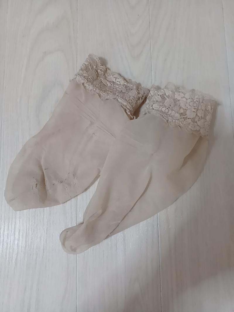 ひとみママ…3か月着用して毛玉もできたパンストソックス