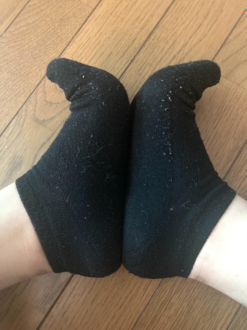 一週間着用♡黒ソックス
