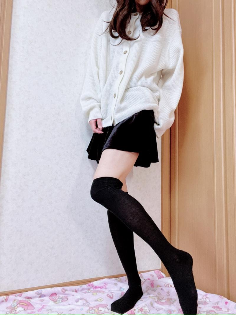 【1日着用】さーちゃんの黒ニーハイ♡