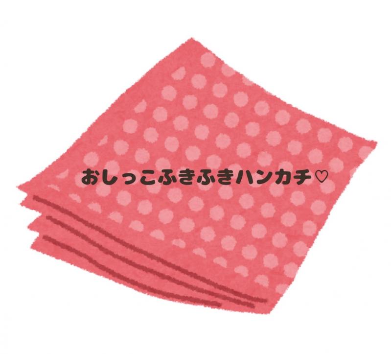 おしっこふきふきハンカチ♡5日間♡