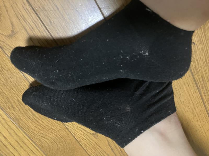 【計二週間以上着用】黒ソックス