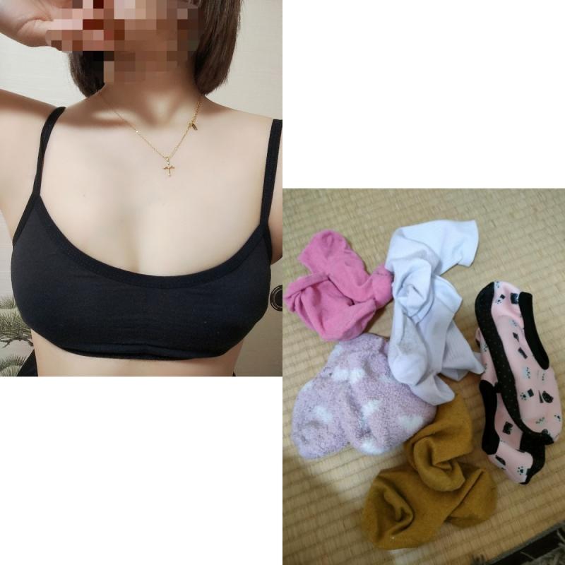 1週間連続着用スポブラ＆ソックス５点セット♡