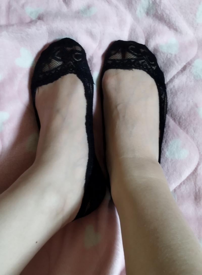 重ね履きしてくさくさでお届け、フットカバー☆