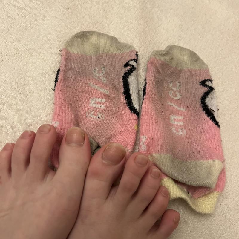 使用感満載！数ヶ月に渡り着用！クタクタ靴下さん♡