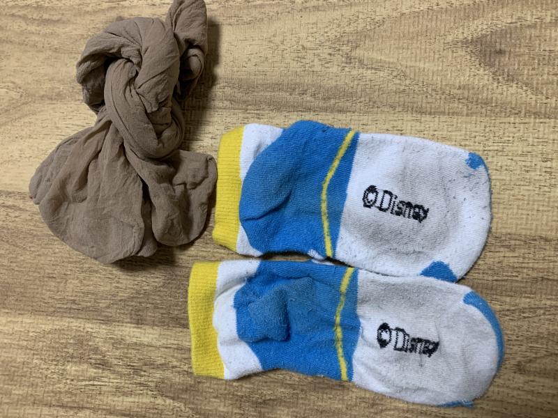 【ウルトラ半額祭り】３日着用ストッキング＋キャラソックス♡