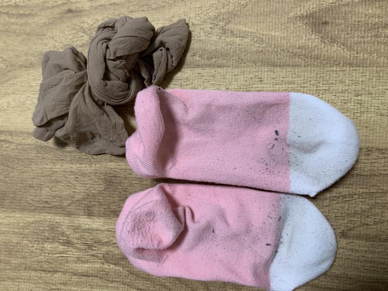 【ウルトラ半額祭り】３日着用ストッキング＋キャラソックス♡