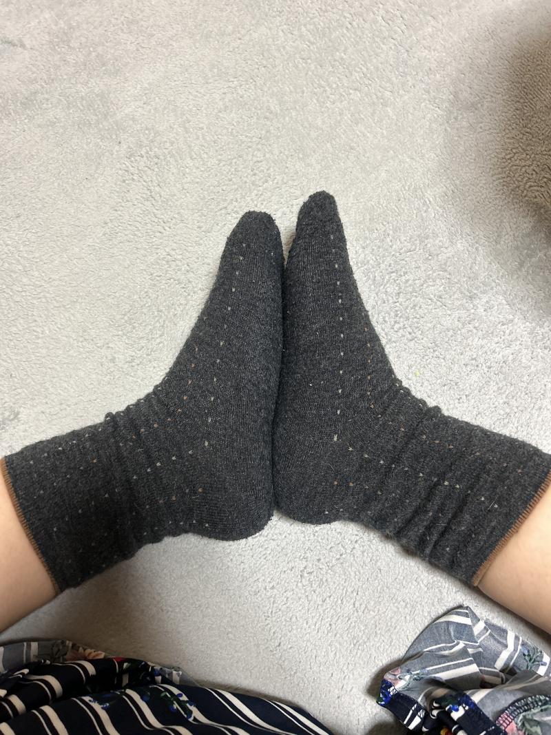 暑いのに履いちゃいます♡3日履く靴下