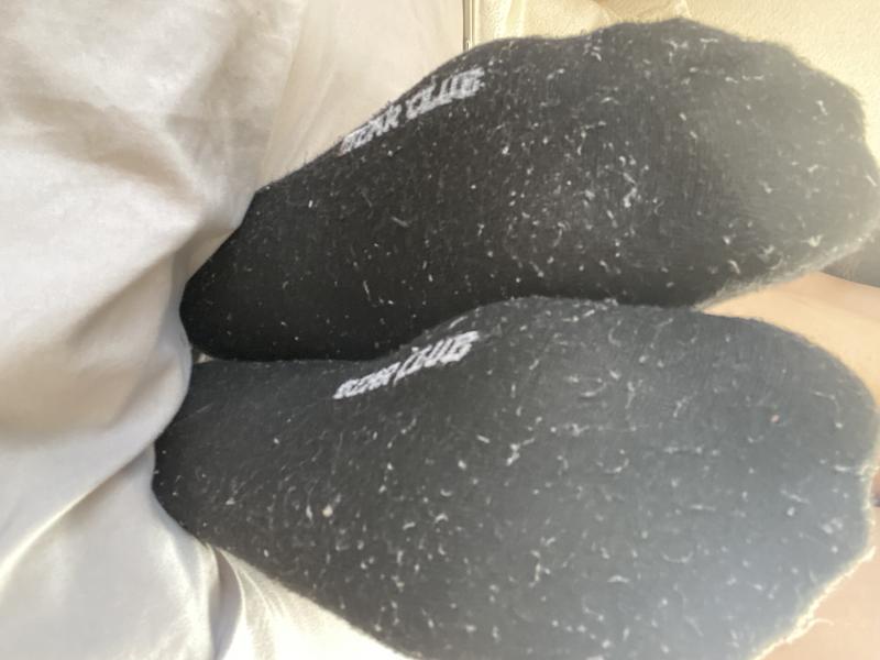 毛玉だらけソックス