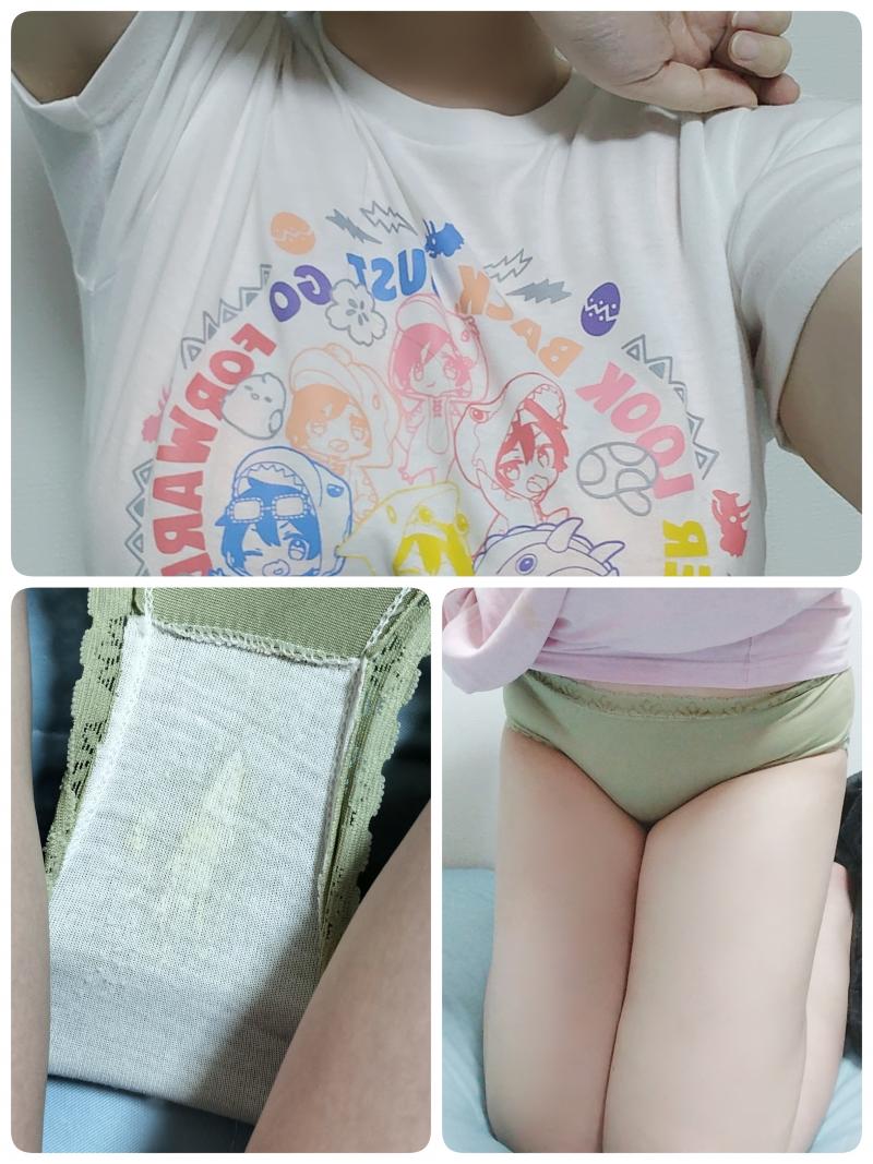 セット最終SALE☆どっちもお風呂なしのわきが臭Tシャツ&パンティ