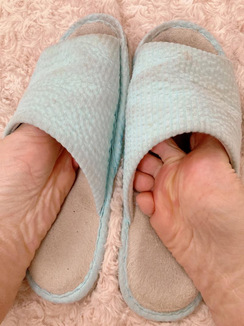 納豆臭！90日で完全に仕上がってるスリッパ