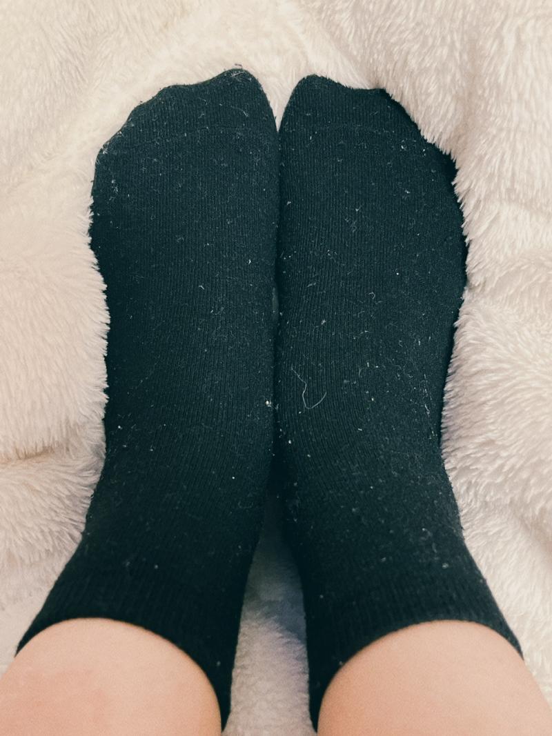 高校の頃から着用の黒ソックス♡