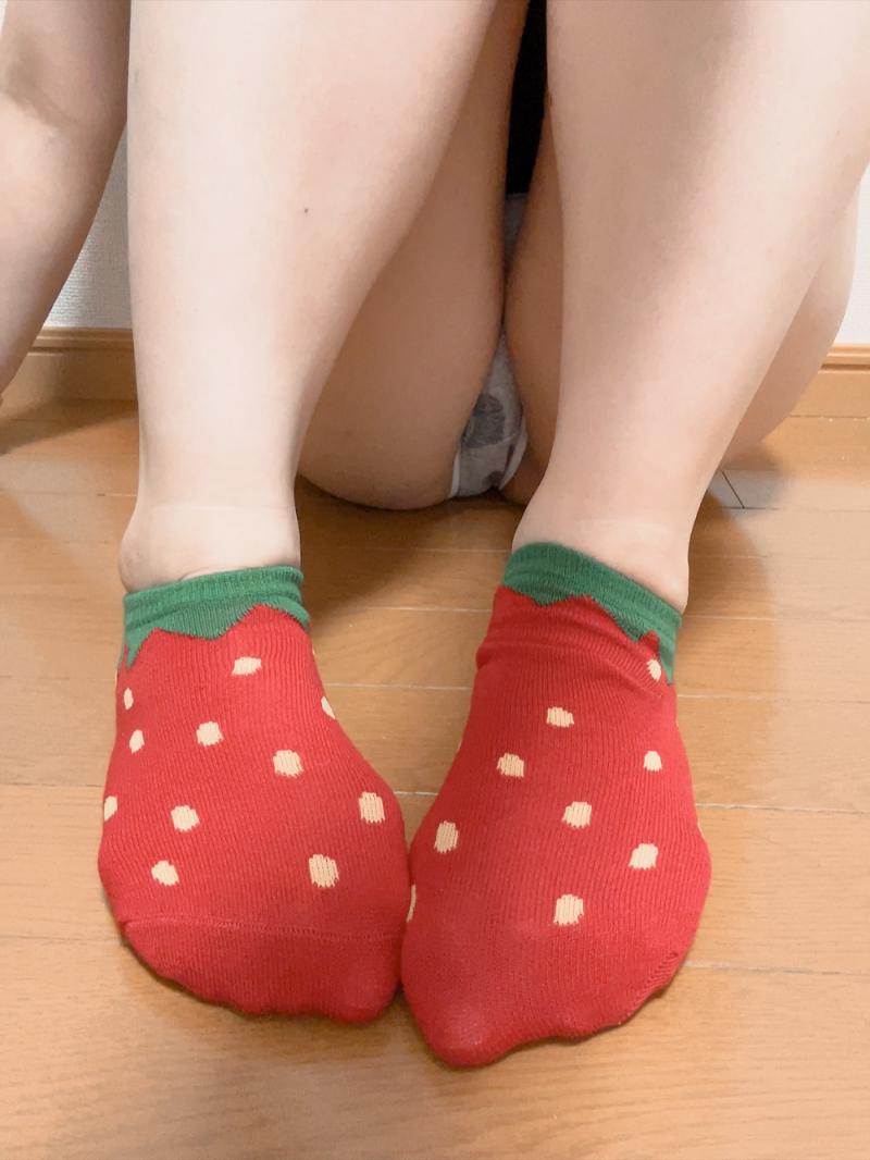 いちごくつした♡くさい3日履き♡