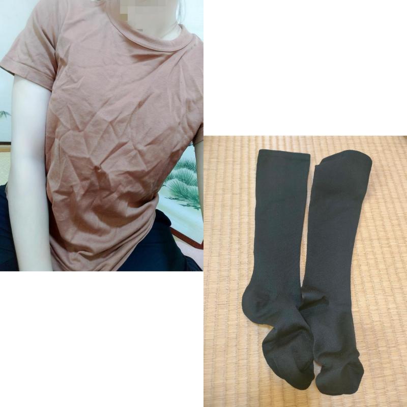 ５日連続着用Tシャツ＆５日連続着用ハイソックス♡