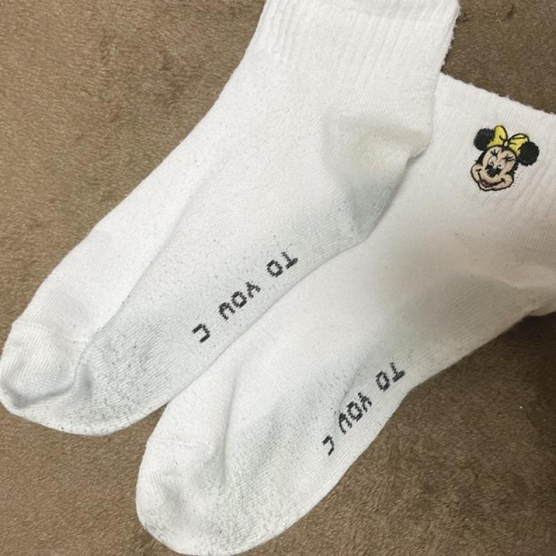 2日着用したくさくさ靴下