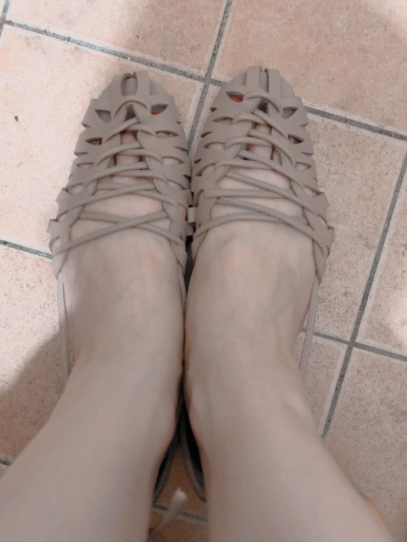 夏に履いてたものセール♡あみあげシューズ♡臭い靴下付き♡