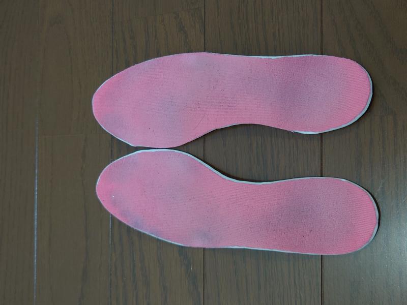 何年未洗濯か不明の冬用ブーツのインソール
