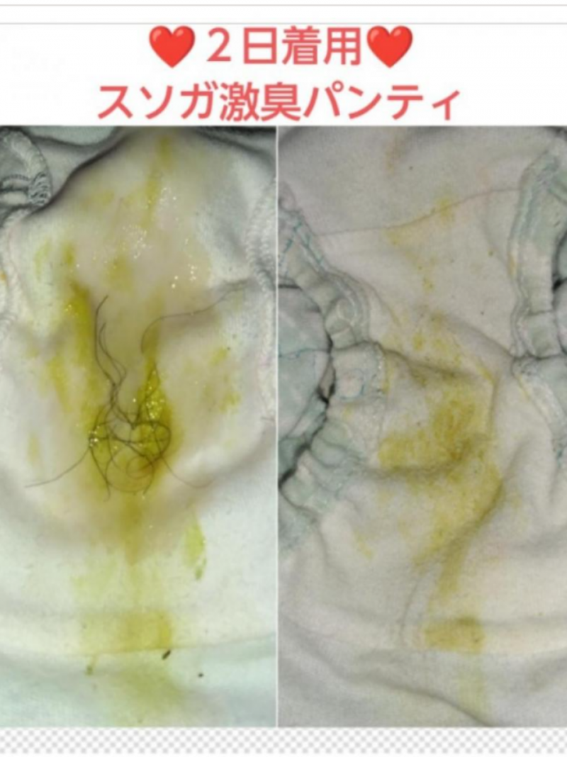 陰毛&オナ無料♥スソガ♥2日着用激臭パンティ