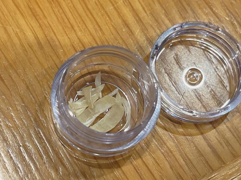 ♡さっき切ったばっかりの爪垢こびりつき足の爪♡